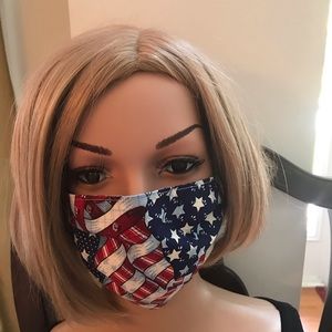 Patriotic mask with filter